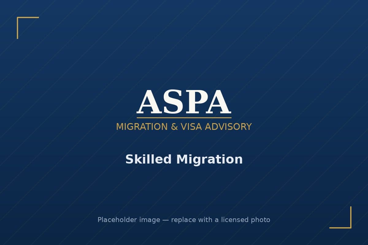 Skilled professional mapping a migration pathway