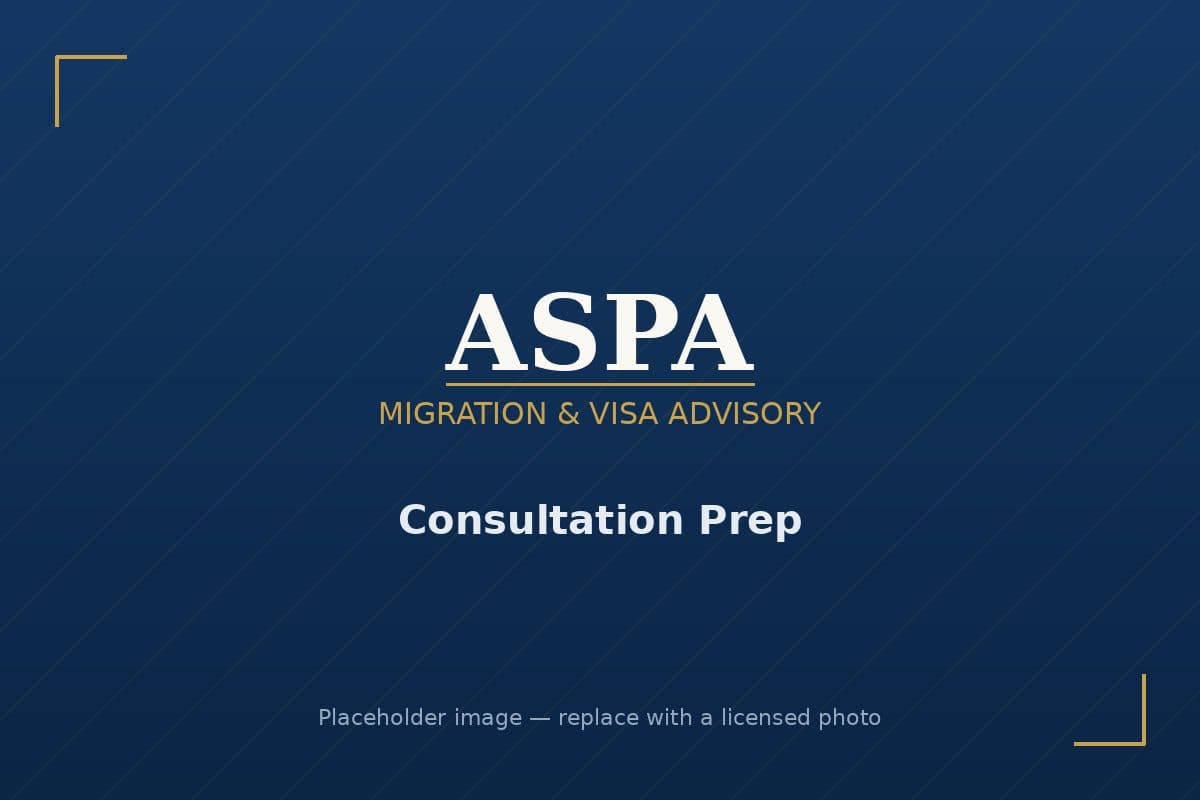 Preparing for a migration consultation