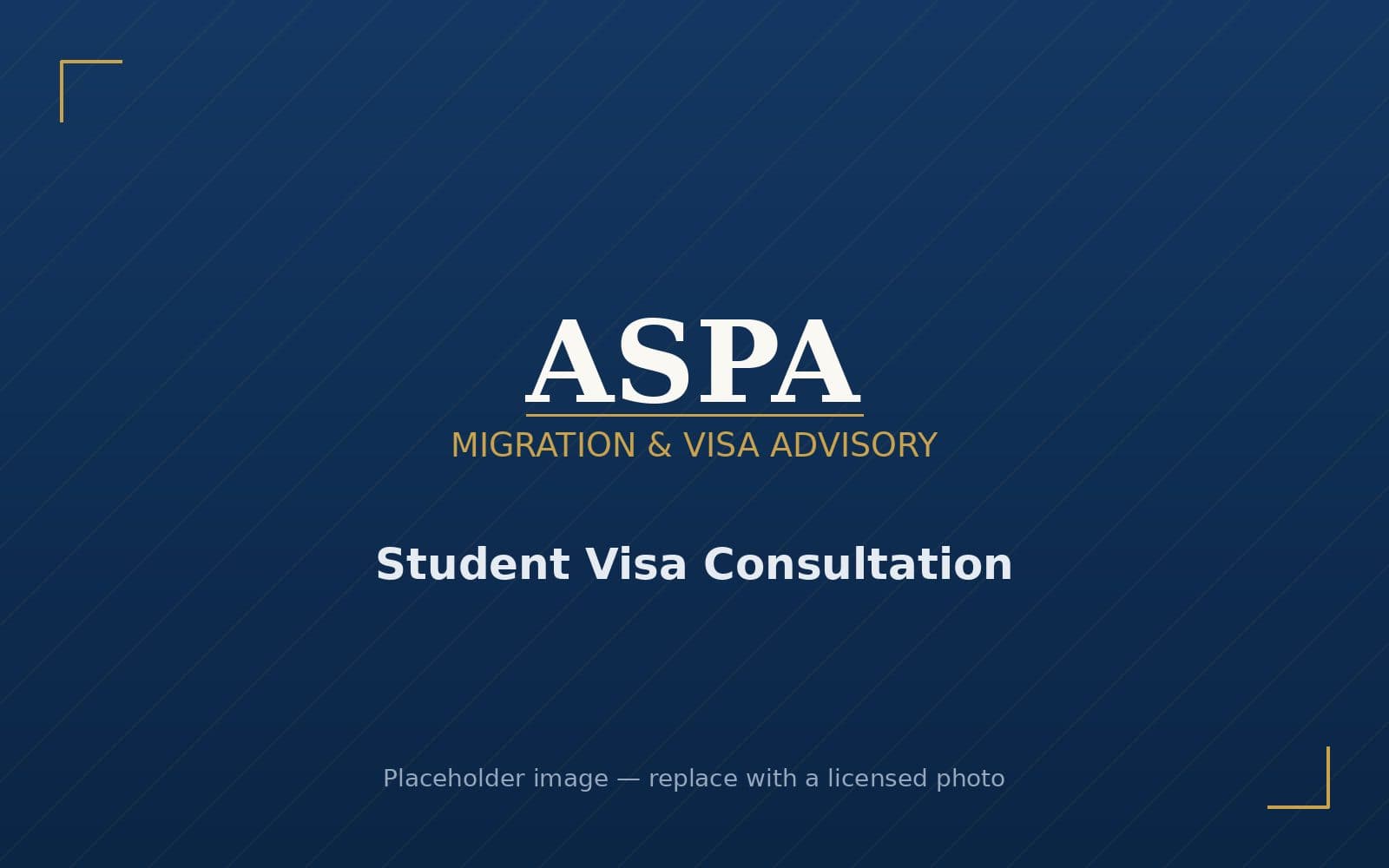 International student preparing a student visa consultation in Australia